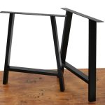deux pieds table metal design A 71cm