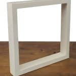 un pied table metal design carre 40cm