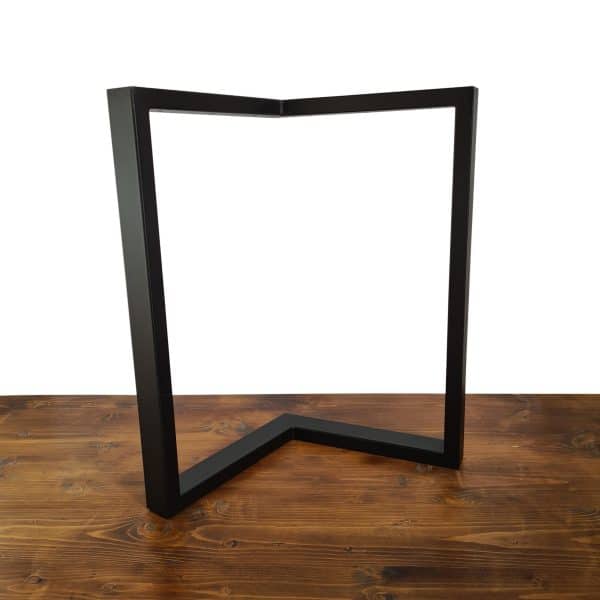 un pied table metal noir M madrid