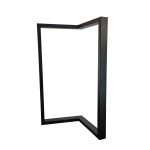 un pied table metal noir M madrid xl sans plateau