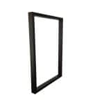 un pied table metal noir rectangle new york xl sans plateau