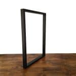 un pied table metal noir rectangle new york xl