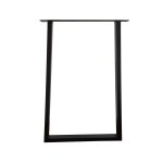 un pied table metal noir trapeze plat stockholm xl sans plateau