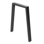 pieds table metal design