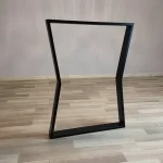 pied de table haute sablier xl 110cm blanc