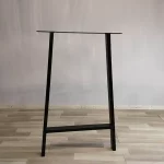pied de table haute industriel PARIS EN NOIR
