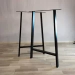 Pied de table haute 100cm XL noir