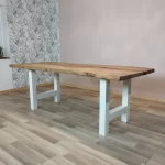 plateau de table en teck bois naturel