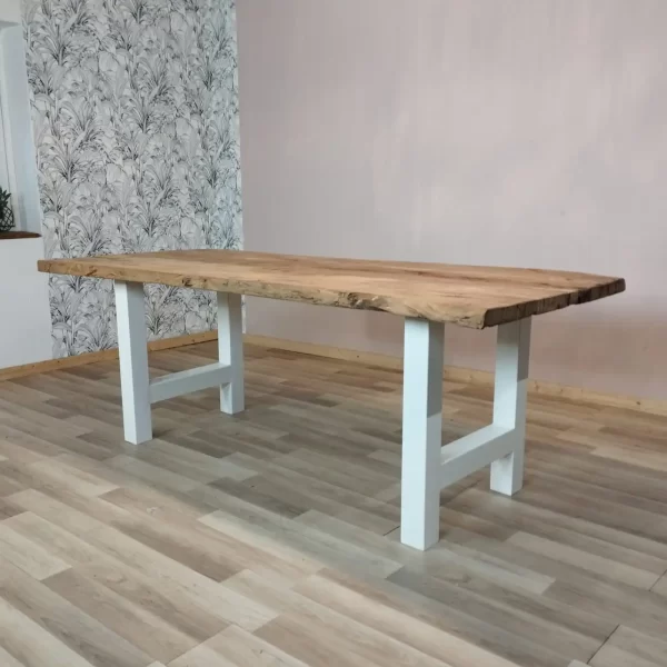 plateau de table en teck bois naturel