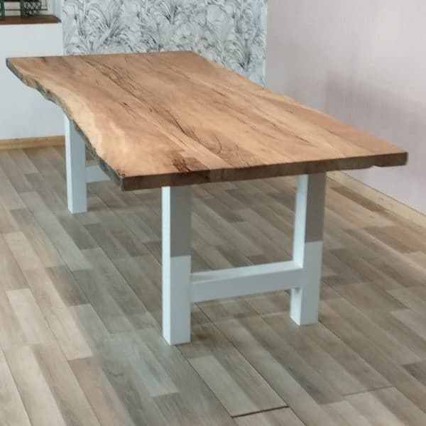 plateau de table en teck bois naturel