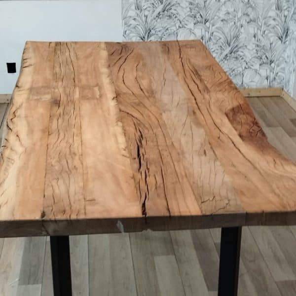 plateau-table-teck-bois-naturel-massif