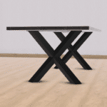pied de table Londres en point de diamant