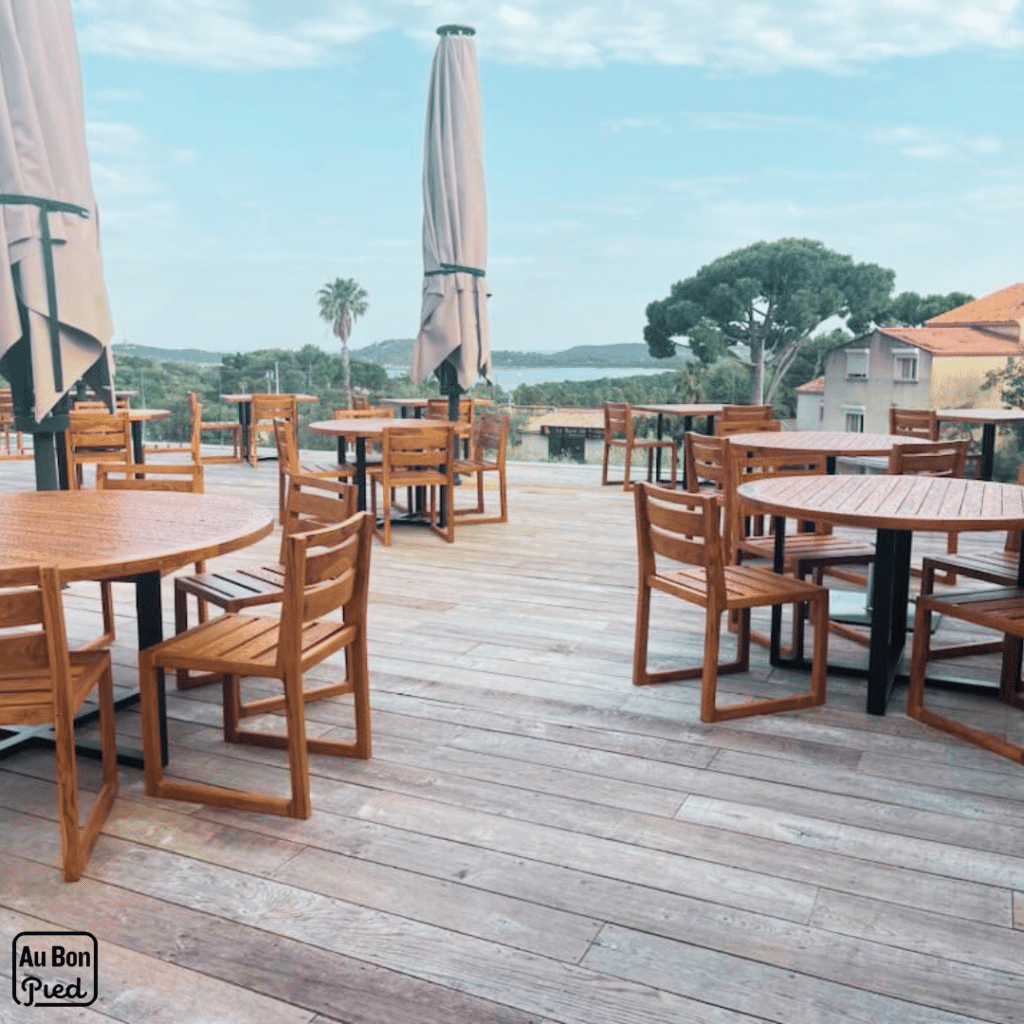 Pied de table - terrasse restaurant - AuBonPied.