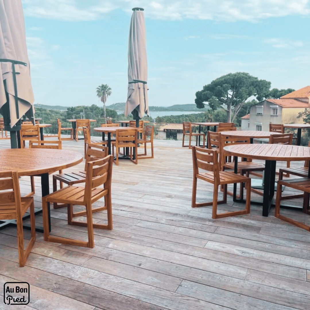 Pied de table - terrasse restaurant - AuBonPied.