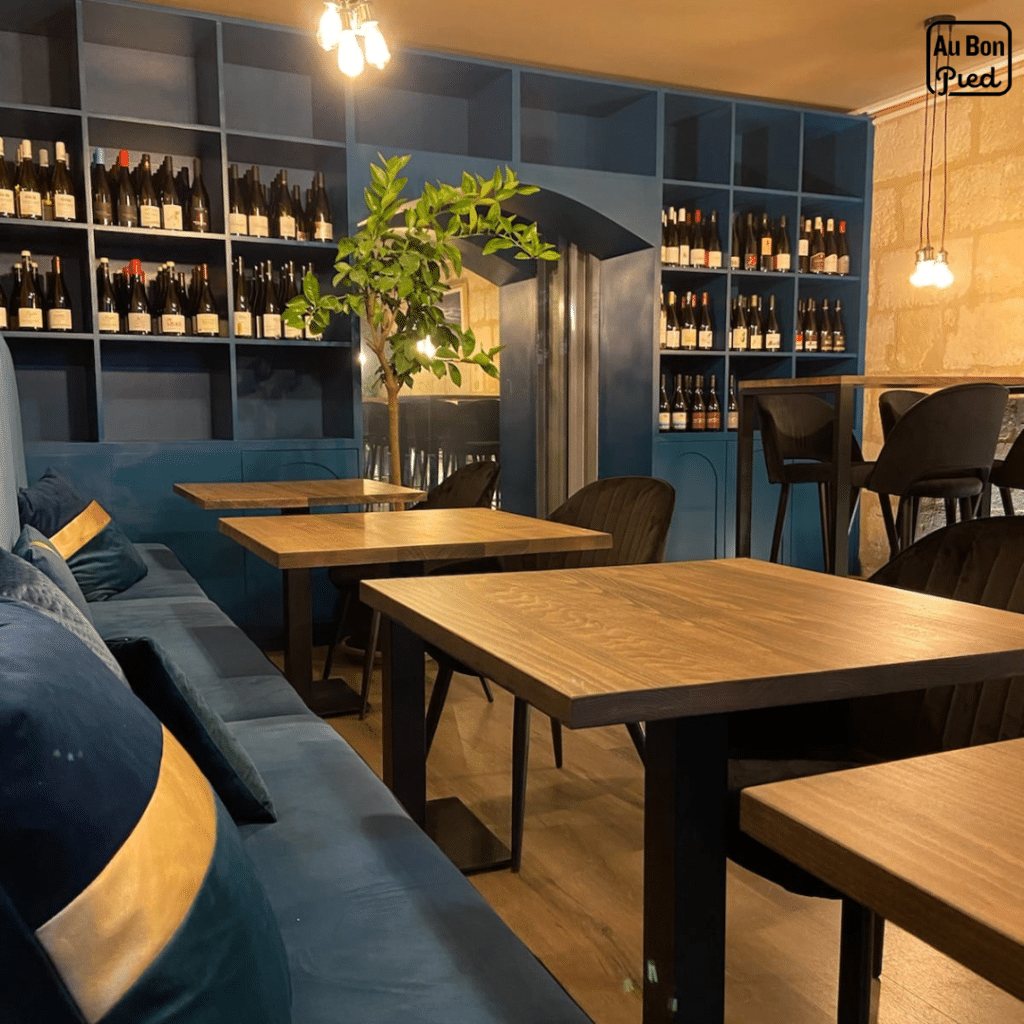 pied de table - restaurant - Au bon pied.