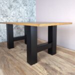 table basse en noir mat de 40 cm de hauteur